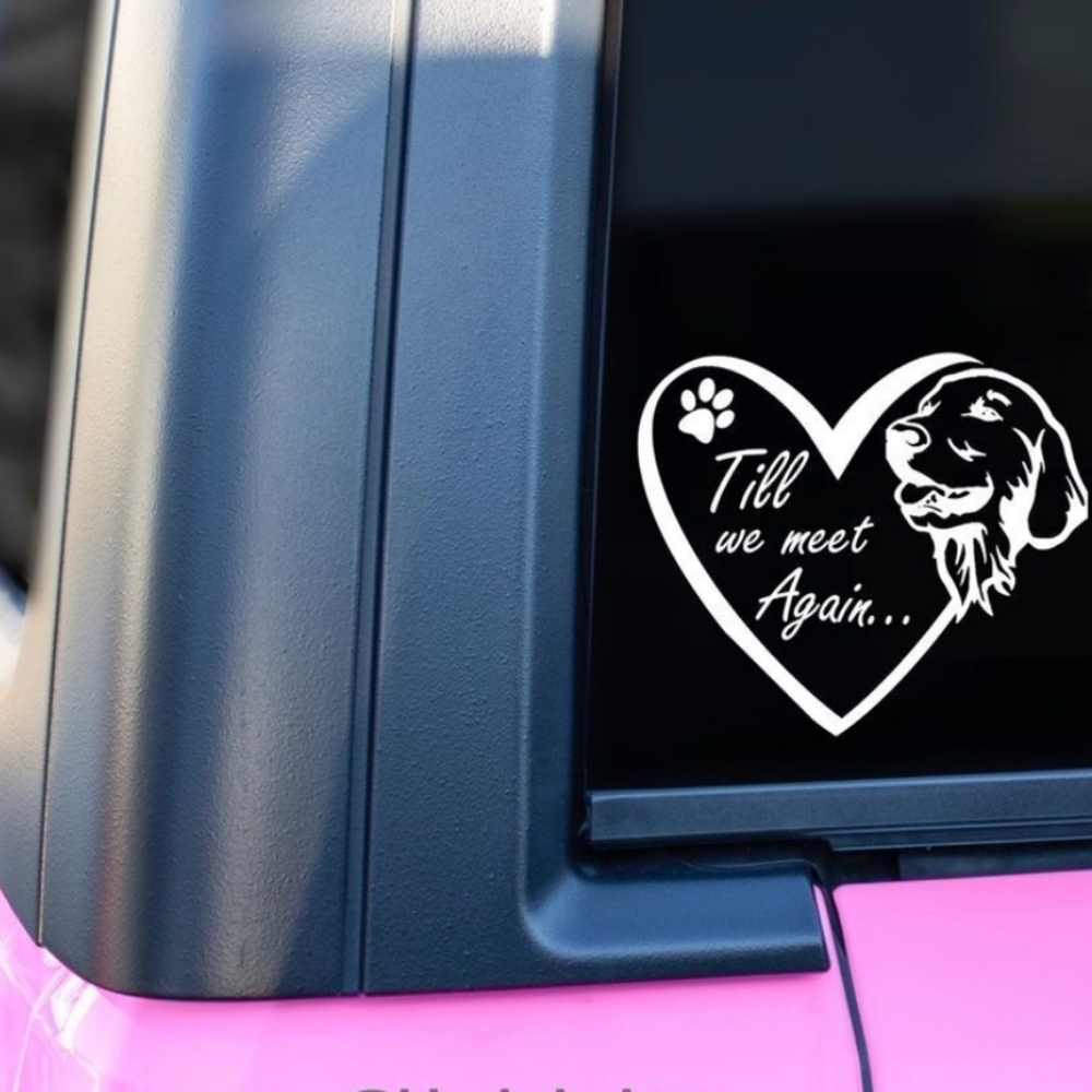 Golden Retriever‎ Dog Memorial Vinyl Graphic Auto Laptop Decal Animal Sticker